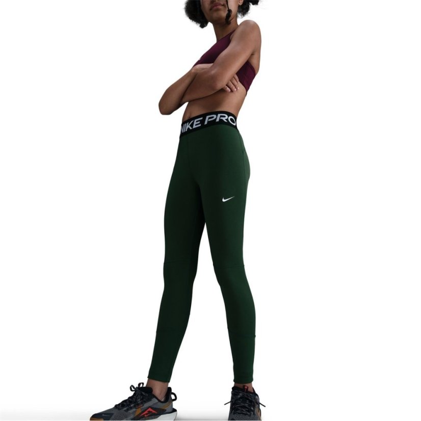 Nike Pro Girls Tights Fir
