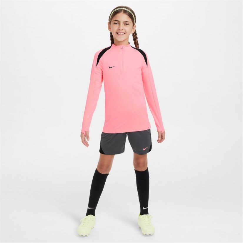 Nike Dri-FIT Strike 24 Drill Top Big Kids' Soccer Long-Sleeve (Stock) Pink