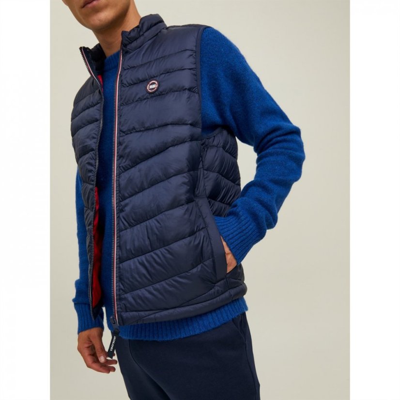 Jack and Jones Hero Puffer Bodywarmer Navy Blazer