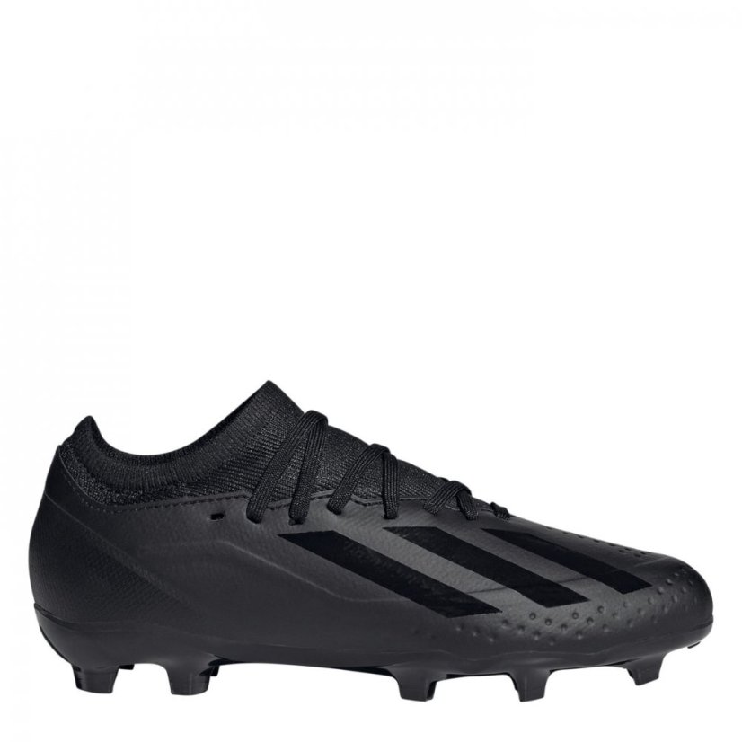 adidas X Crazyfast League Childrens Firm Ground Boots Black/Black