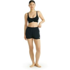 adidas Active Essentials Cotton 3-Stripes Scoop Bralette Black