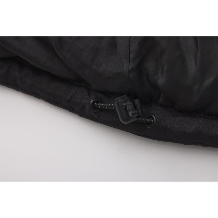 Gelert Boys' Hooded Quilted Long Sleeve Insulated Puffer Jacket Black