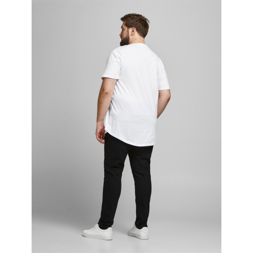 Jack and Jones Noa T-Shirt Mens Plus Size White