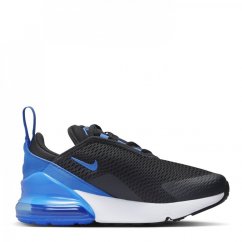 Nike Air Max 270 Childrens Trainers Grey/Blue