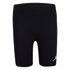 Air Jordan Air Bike Shorts Junior Girls Black/White