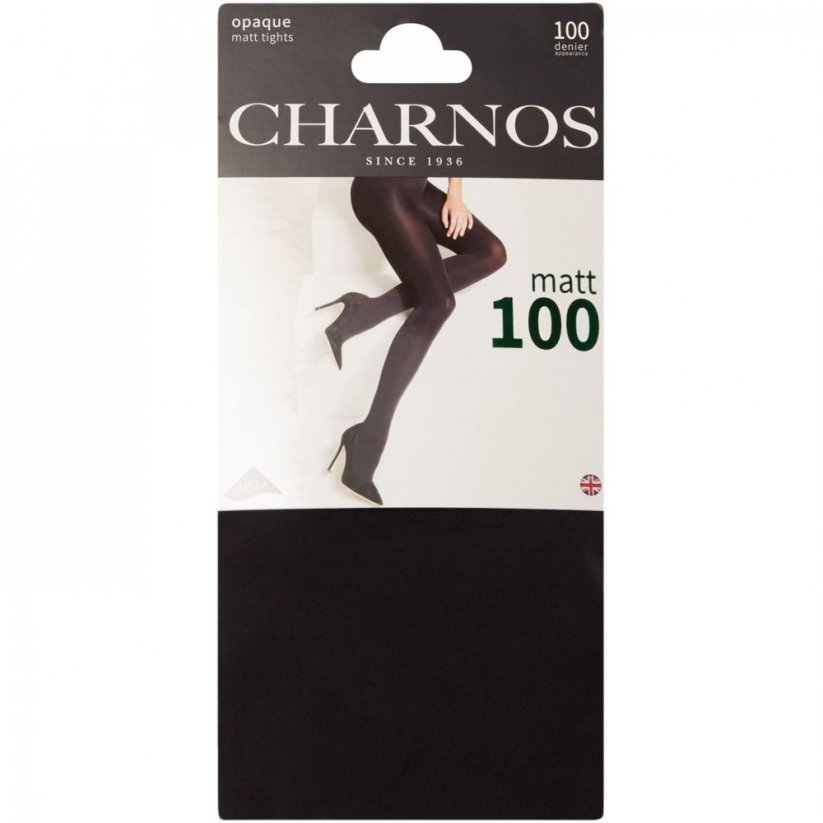 Charnos 100 Denier Opaque Tights Black
