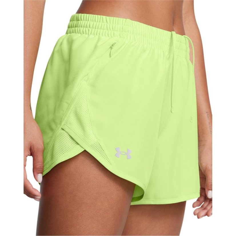 Under Armour Womens Fly-By Performance Gym Shorts Green