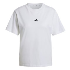 adidas Essentials Small Logo Cotton dámske tričko White
