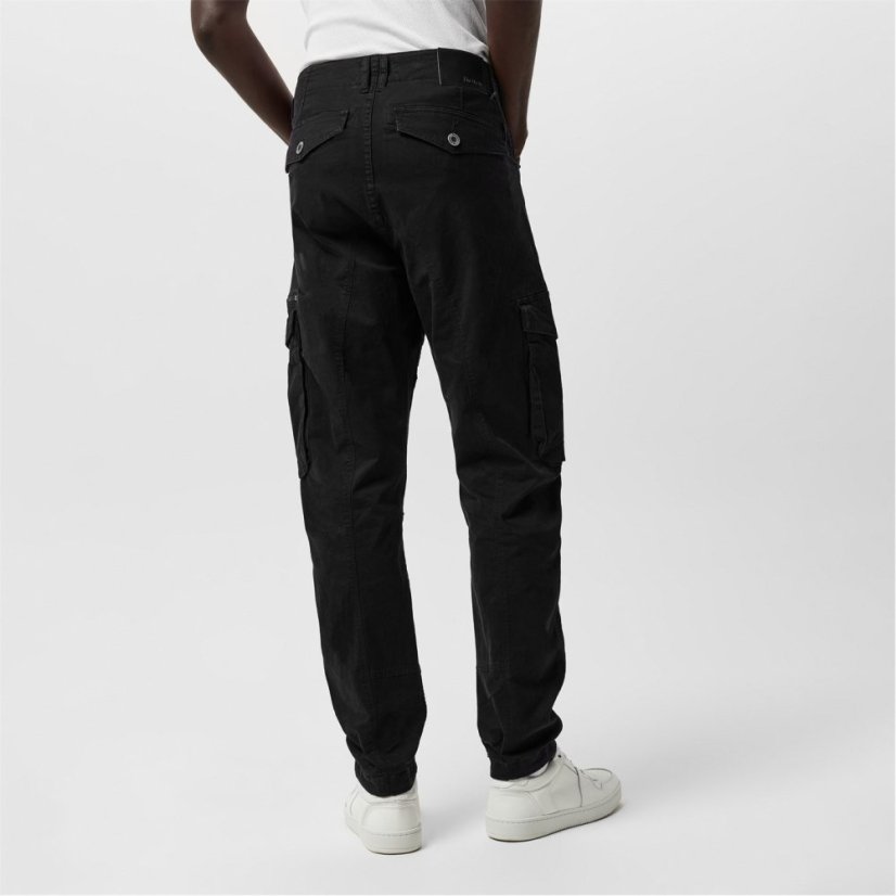 Firetrap Cargo Trouser Mens Wash Black