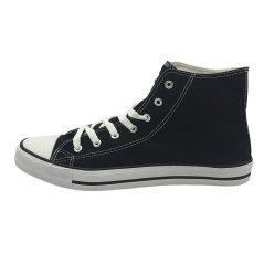 Donnay Von Canvas Hi Top Mens Canvas Shoes Black