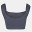 USA Pro Ruched LS Bra Womens Shark Grey
