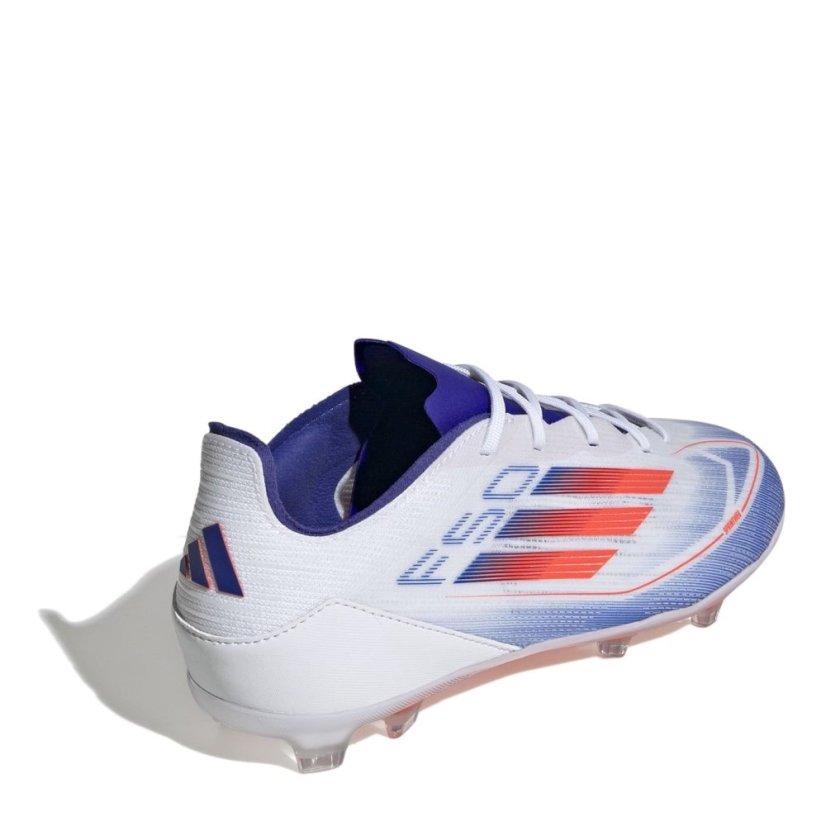 adidas F50 Pro Childrens Firm Ground Football Boots White/Red/Blue