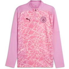 Puma Manchester City Pre Match Drill Top 2024 2025 Adults Pink