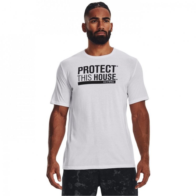 Under Armour PROTECT THIS HOUSE SS White