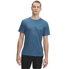 Under Armour Men's Vanish Elite Vent Short-Sleeve Performance Gym Top Blue