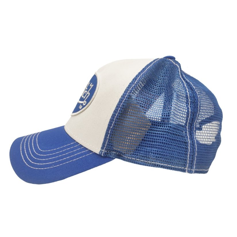 Von Dutch Logo Cap Mens Wht/Royal Blue