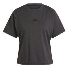 adidas Women's Z.N.E. Regular Fit T-Shirt BLACK