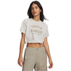 Under Armour Women's Bungee Hem T-Shirt Summit White