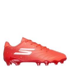 Skechers SKX 1 Juniors Firm Ground Football Boots Orange