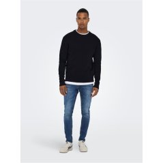 Only and Sons Men's Skinny Jeans Blue Denim