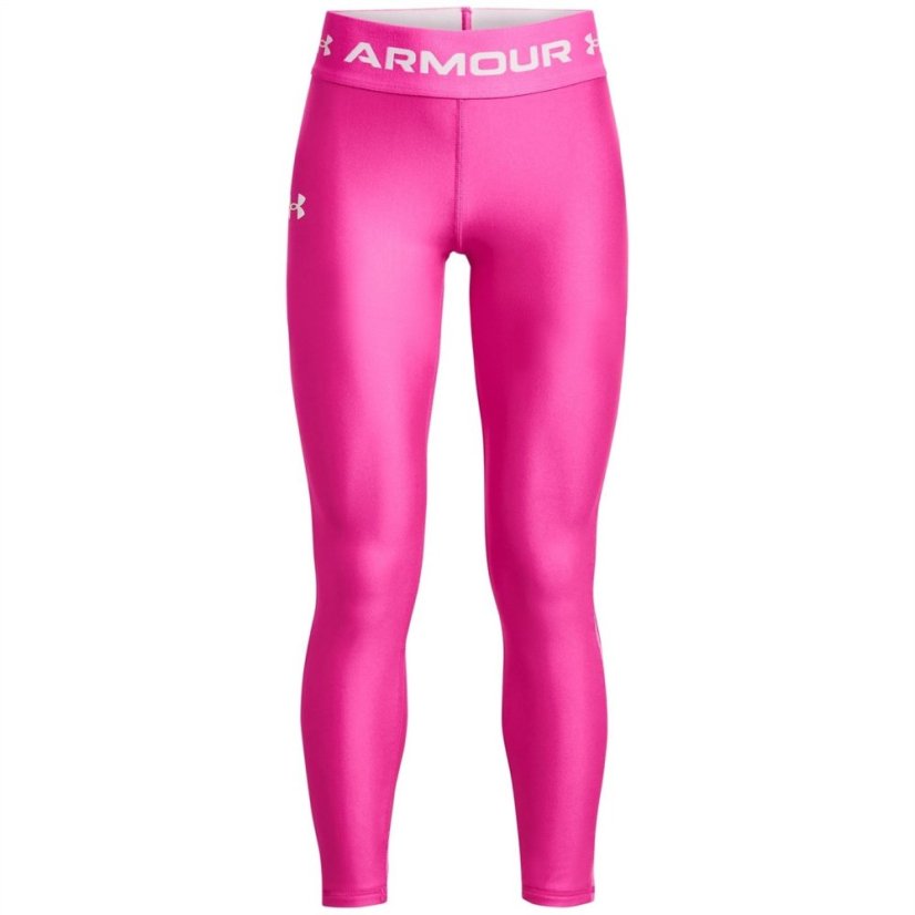 Under Armour Kids' Performance Gym Legging RebelPink/White