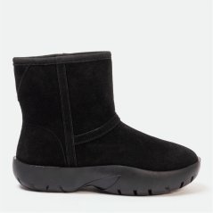 Golddigga Snug Womens Classic Slip On Ankle Boots Black