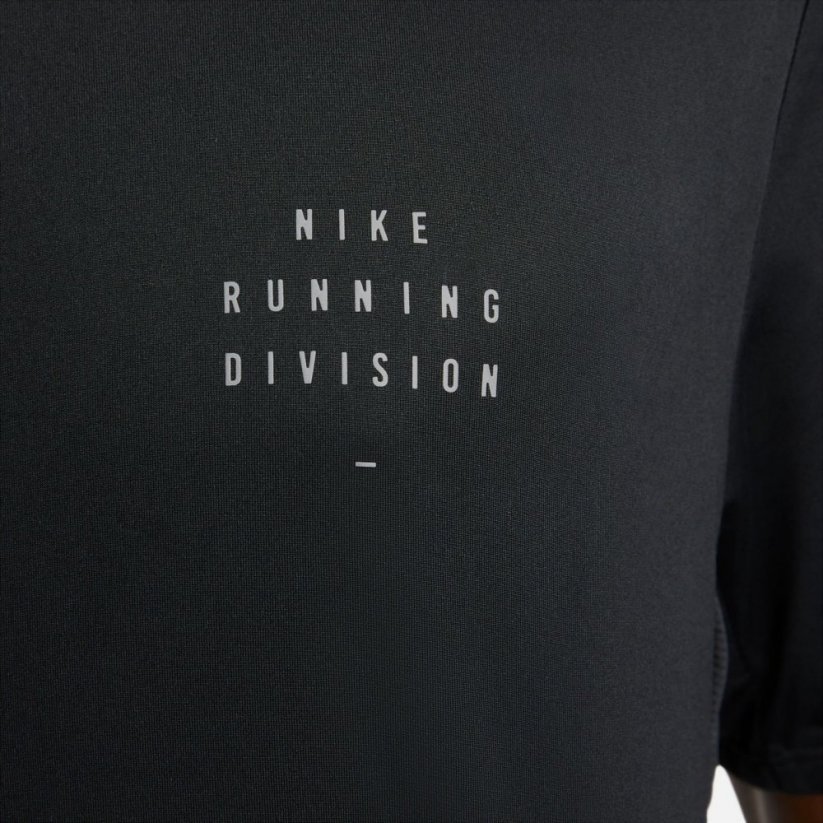 Nike Dri-FIT Run Division Rise 365 Men's Flash Short-Sleeve Running Top Black/Silver
