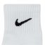 Nike Three Pack Quarter Socks Mens White/Black