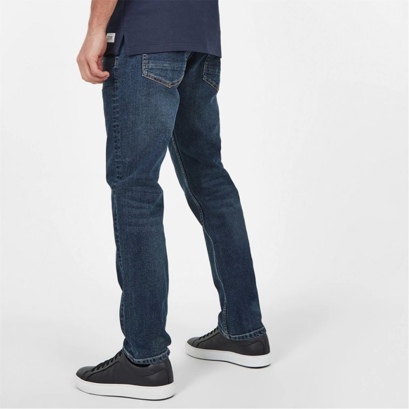 Firetrap Belted Jeans Reg Dark Wash