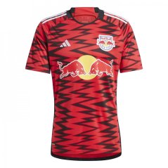adidas New York Red Bulls Home Shirt 2024/2025 Adults Red