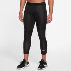 Nike Pro Men's Dri-FIT 3/4-Length Fitness Tights BLACK/WHITE