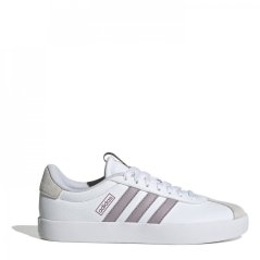 adidas VL Court 3.0 Low Shoes Womens White/Pink