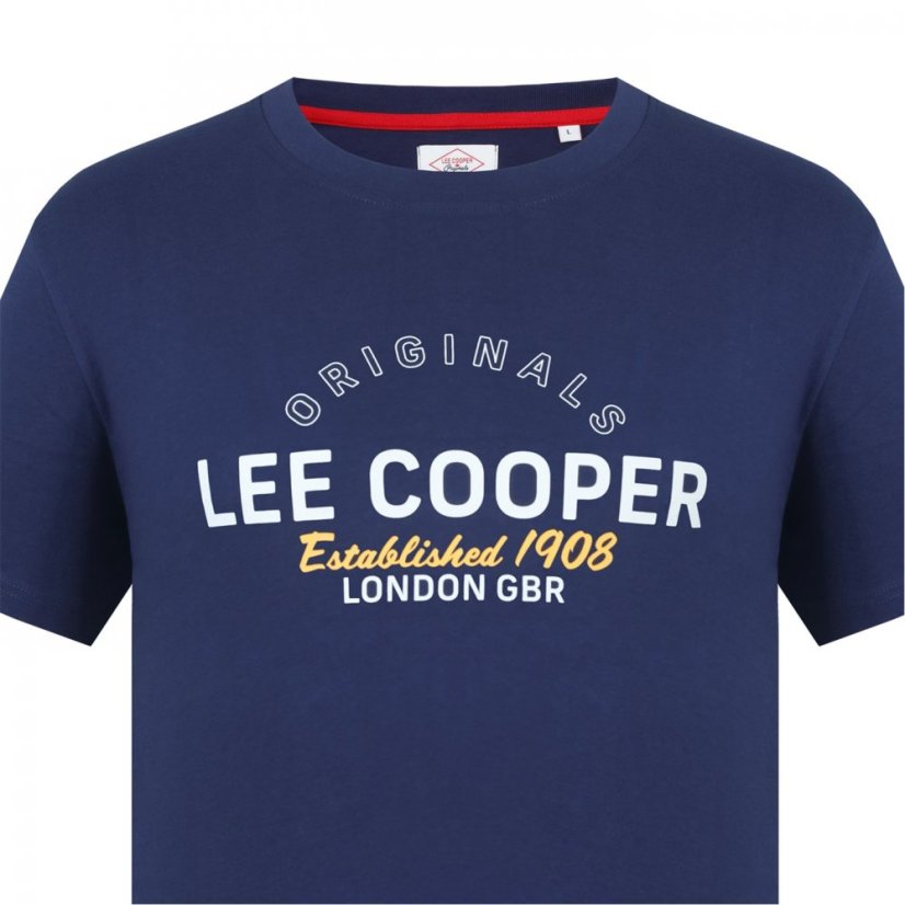 Lee Cooper Cooper T Shirt Mens Navy