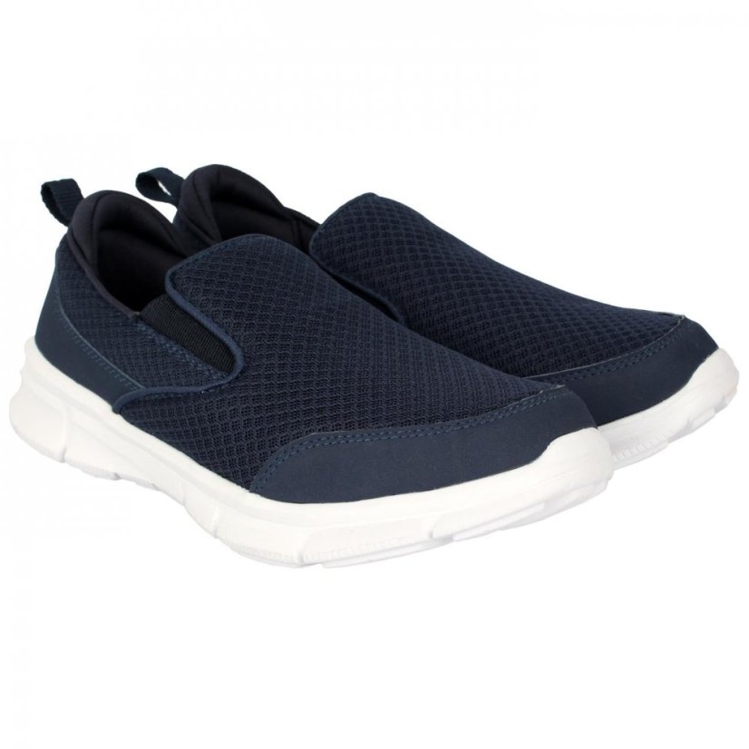 Slazenger Zeal Slip On Trainers Mens Navy