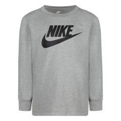 Nike Kids' Futura Long Sleeve T-Shirt Dark Grey