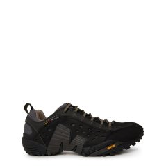 Merrell Intercept Leather Walking Shoes Mens Smooth Black