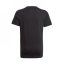 adidas Logo T Shirt Junior Blk/Wht BOS