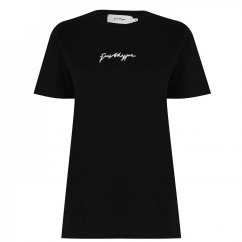 Hype Scribble Logo dámske tričko Black