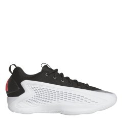 adidas Men's Anthony Edwards 1 Low Basketball Trainers White/Black