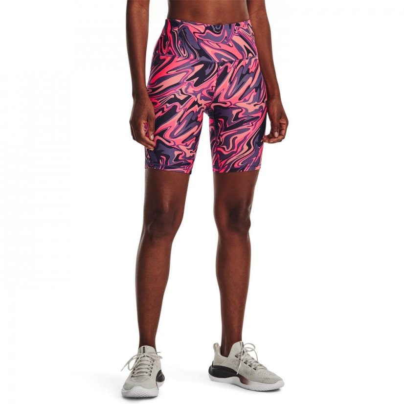 Under Armour HeatGear Bike Shorts Womens Posh Pink