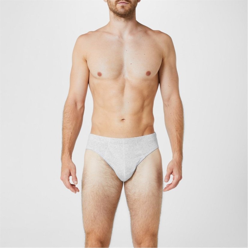 Donnay Essential Mens 5-Pack Briefs Grey Multi