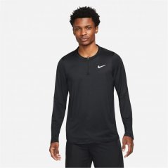 Nike Dri-FIT Advantage Men's Half-Zip Tennis Top Black/Black