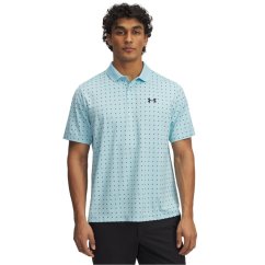 Under Armour Men's Printed Short-Sleeve Performance Polo Shirt Midnight Navy