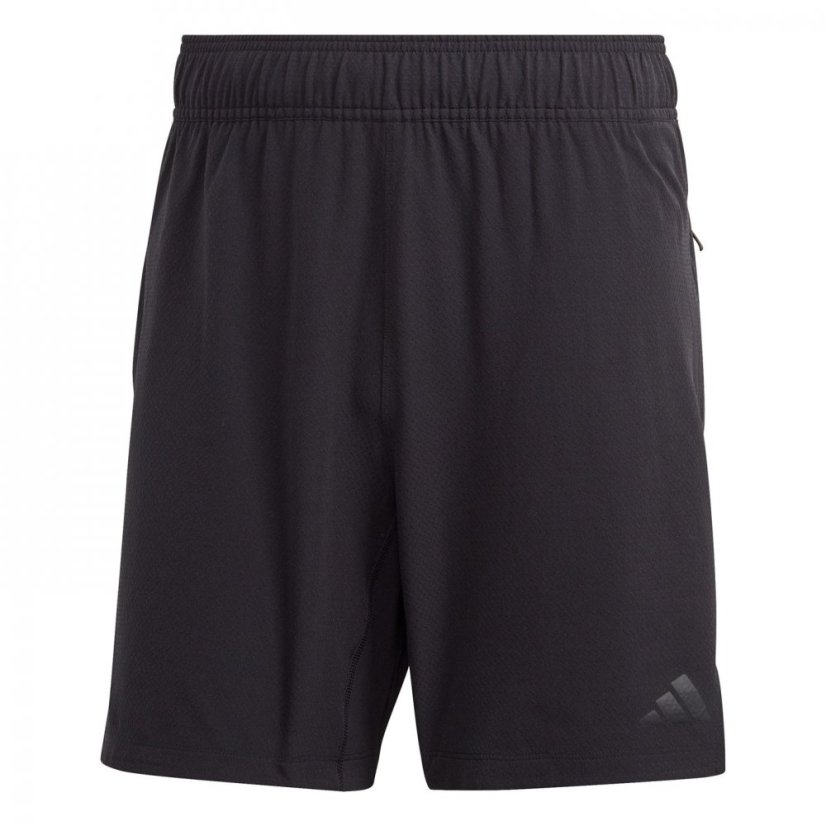 adidas Workout Knurling pánske šortky Black/Black