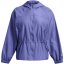 Under Armour Women's Rush Woven Full Zip Performance Training Jacket Purple