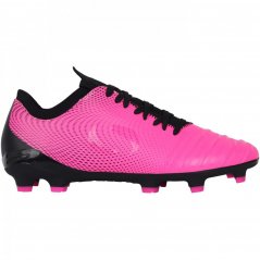 Sondico Blaze Junior FG Football Boots Pink/Black