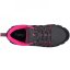 Gelert Horizon Low WP Juniors Walking Shoes Charcoal/Pink