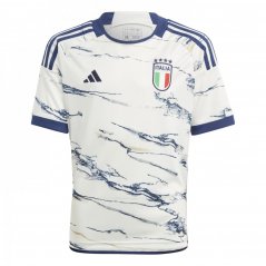 adidas Italy Away Shirt 2023 Junior Off White