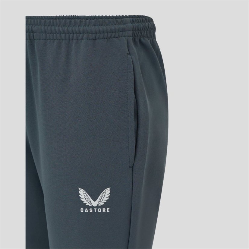 Castore Unisex Kids' Closed Hem Fleece Jogging Bottoms Dark Slate