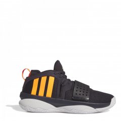 adidas Dame 8 EXTPLY Basketball Shoes Mens Black/Orange